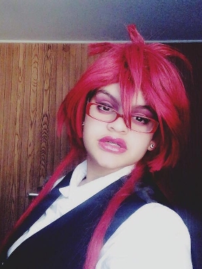 Mya starts 2017 by perfecting her Grell Sutcliff from Black Butler